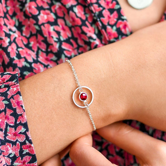 誕生石シリーズブレスレット07