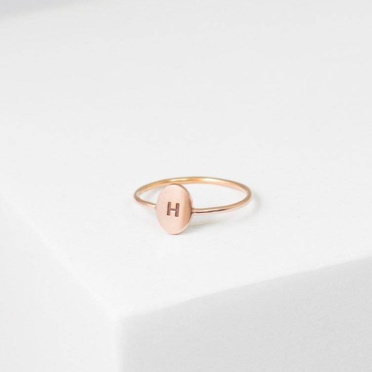 イニシャル指輪 リング 07