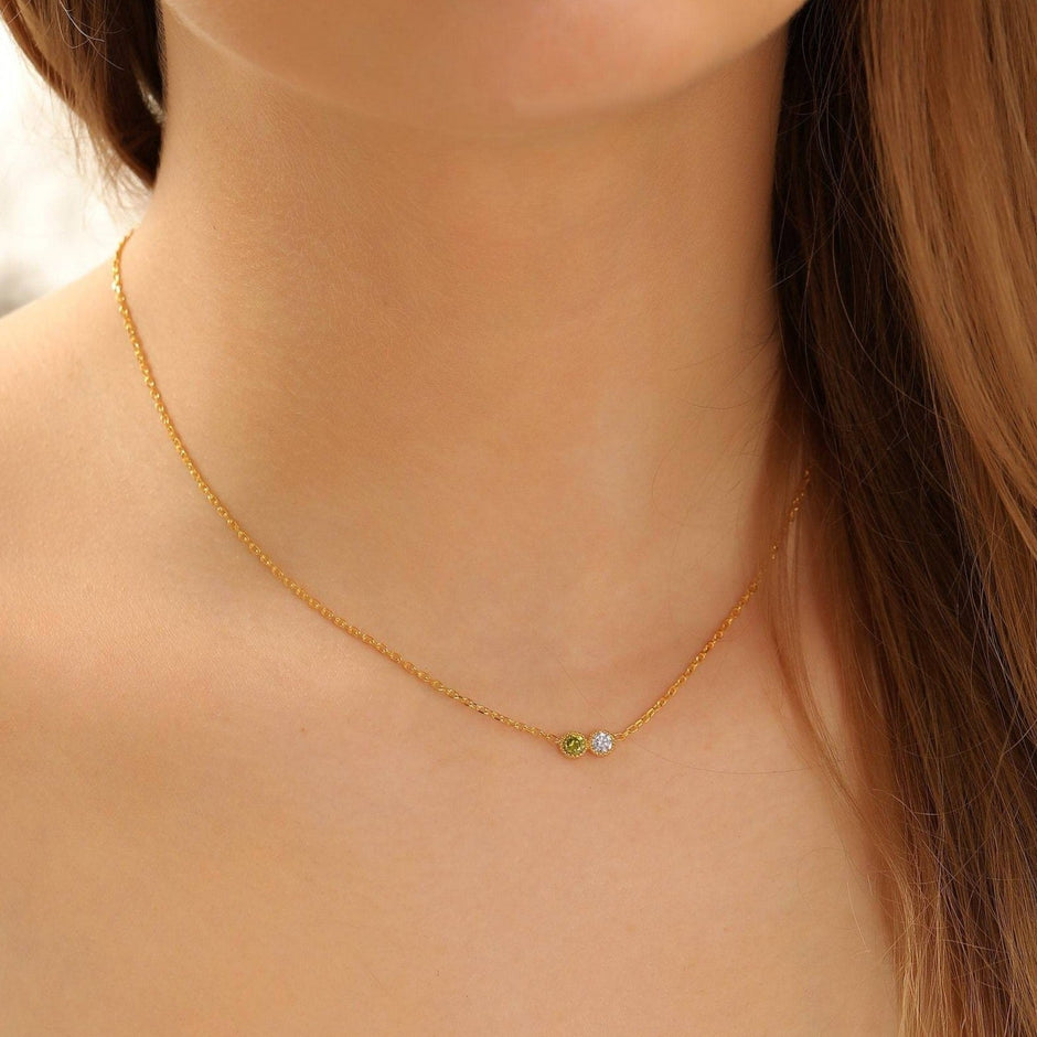 誕生石ネックレス（誕生石1〜5個）| kurita jewelry