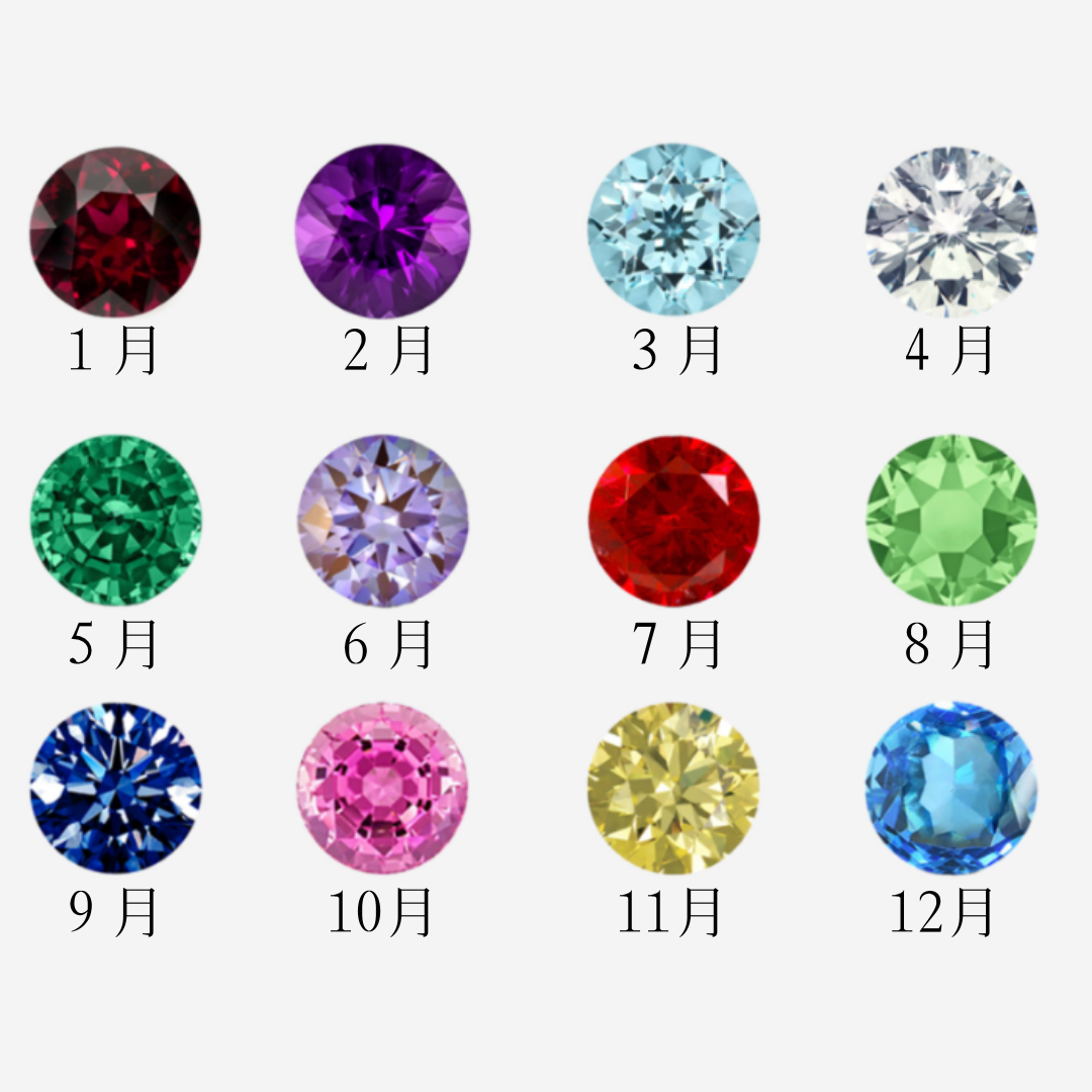 Birth Flower / Birth Stone 誕生花･誕生石 ネックレス01